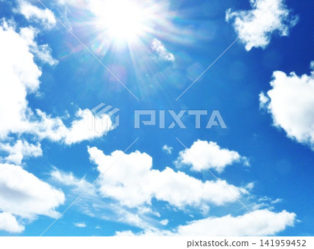 天空、雲朵、風景、藍天、大自然、晴朗、太陽、藍色、光線、背景、晴朗天氣、夏季、背景、藍色、景色 天空、雲朵、風景、藍天、大自然、晴朗、太陽、藍色、光線、背景、晴朗天氣、夏季、背景、藍色、景色 141959452