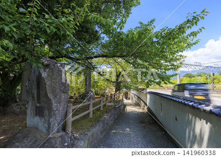 Komoro Castle Ruins in Midsummer Komoro Castle Ruins in Midsummer 141960338
