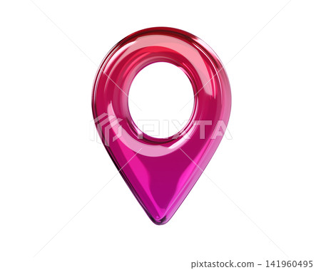 pin, icon, isometric 141960495