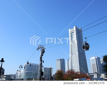 藍天舒展的港未來風景 藍天舒展的港未來風景 141961370