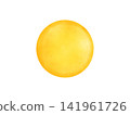 A watercolor-style illustration of a full moon. 141961726