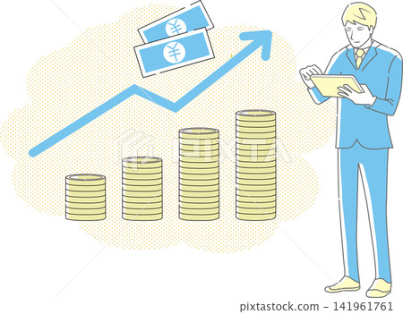 管理資金的商人 管理資金的商人 141961761