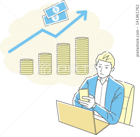 Business people who manage money Business people who manage money 141961762