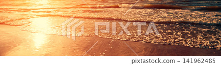 Seascape in the morning. Beach at sunrise Seascape in the morning. Beach at sunrise 141962485