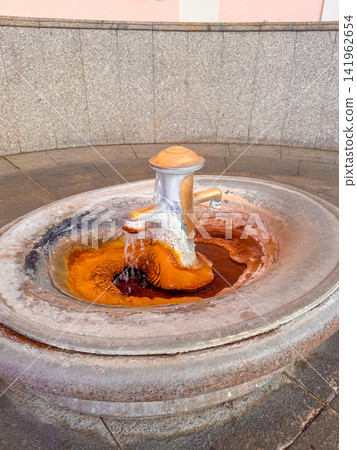 The thermal springs of Karlovy Vary in Czech Republic The thermal springs of Karlovy Vary in Czech Republic 141962654