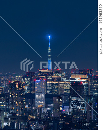 東京晴空塔（澀谷天空）夜景 141963250