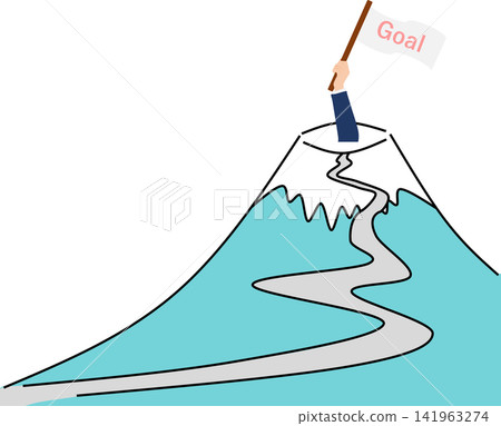 Illustration of a roadmap to achieving your goals Illustration of a roadmap to achieving your goals 141963274