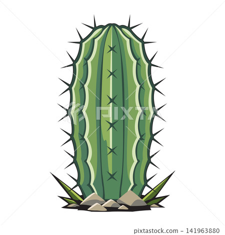 cactus illustration vector design template cactus illustration vector design template 141963880