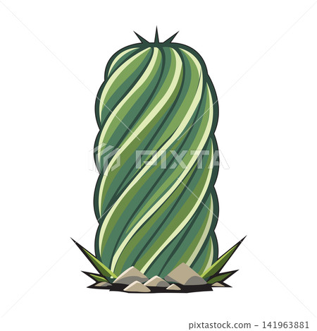 cactus illustration vector design template cactus illustration vector design template 141963881