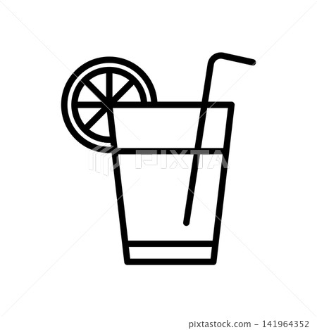 drink icon vector design template in white background drink icon vector design template in white background 141964352