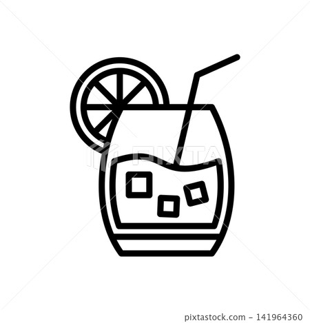 drink icon vector design template in white background drink icon vector design template in white background 141964360