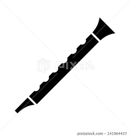 flute icon vector design template in white background flute icon vector design template in white background 141964437