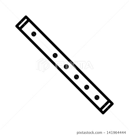 flute icon vector design template in white background flute icon vector design template in white background 141964444