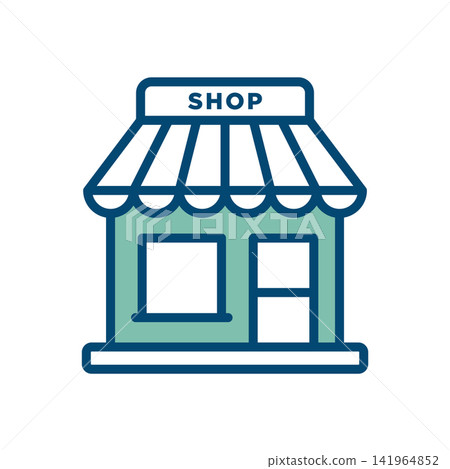 store icon vector design template in white background store icon vector design template in white background 141964852