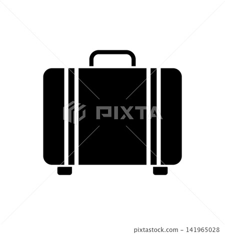 travel bag icon vector design template in white background travel bag icon vector design template in white background 141965028