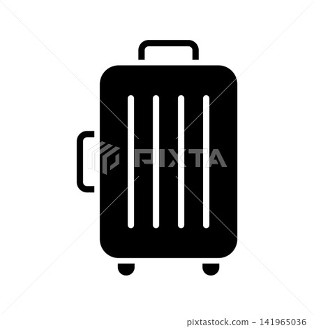 travel bag icon vector design template in white background travel bag icon vector design template in white background 141965036