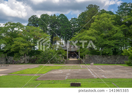 Hyogo Prefecture, Tanba Sasayama Castle, Daishoin (Great Study Hall), Ninomaru Palace Ruins, and Aoyama Shrine Hyogo Prefecture, Tanba Sasayama Castle, Daishoin (Great Study Hall), Ninomaru Palace Ruins, and Aoyama Shrine 141965385