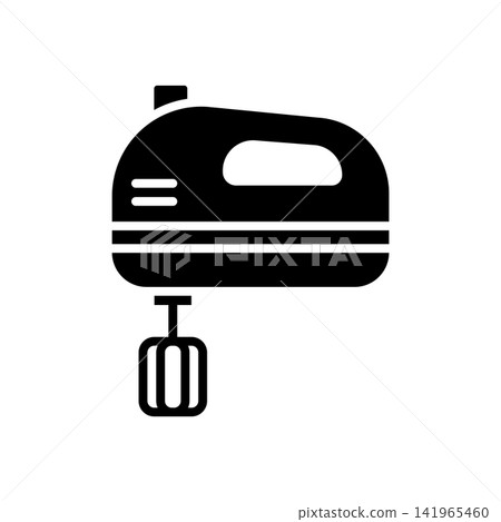 hand mixer icon vector design template in white background hand mixer icon vector design template in white background 141965460