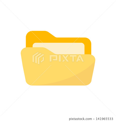 folder icon vector design template in white background folder icon vector design template in white background 141965533