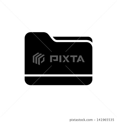 folder icon vector design template in white background folder icon vector design template in white background 141965535