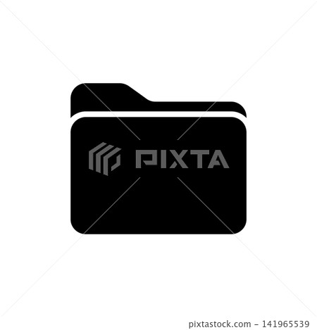 folder icon vector design template in white background folder icon vector design template in white background 141965539