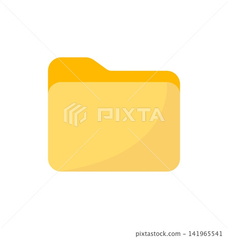 folder icon vector design template in white background folder icon vector design template in white background 141965541