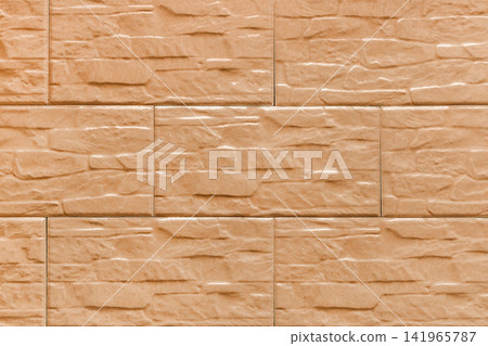 Texture beige sand warm color abstract stone blocks decorative brick wall background structure backdrop Texture beige sand warm color abstract stone blocks decorative brick wall background structure backdrop 141965787