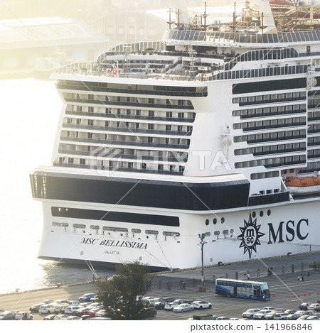 A large cruise ship is currently docked in Kaohsiung, Taiwan. A large cruise ship is currently docked in Kaohsiung, Taiwan. 141966846