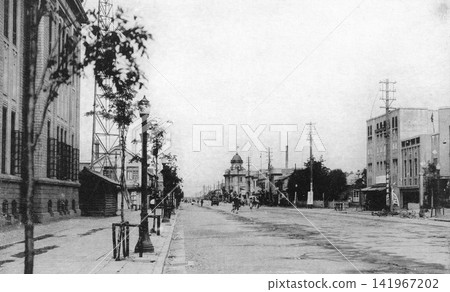 Old photograph, 1933-1945, Toyohara City, Karafuto (present-day Yuzhno-Sakhalinsk, Sakhalin Oblast, Russia). Old photograph, 1933-1945, Toyohara City, Karafuto (present-day Yuzhno-Sakhalinsk, Sakhalin Oblast, Russia). 141967202
