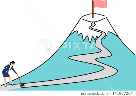 Illustration of a roadmap to achieving your goals Illustration of a roadmap to achieving your goals 141967264
