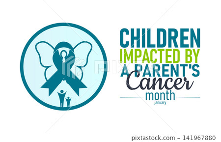 Children Impacted by a Parents Cancer Month Poster Banner and Background Design Template Featuring Child and Ribbon Illustration for Emotional Support, Family Awareness, and Cancer Care Advocacy Children Impacted by a Parents Cancer Month Poster Banner and Background Design Template Featuring Child and Ribbon Illustration for Emotional Support, Family Awareness, and Cancer Care Advocacy 141967880