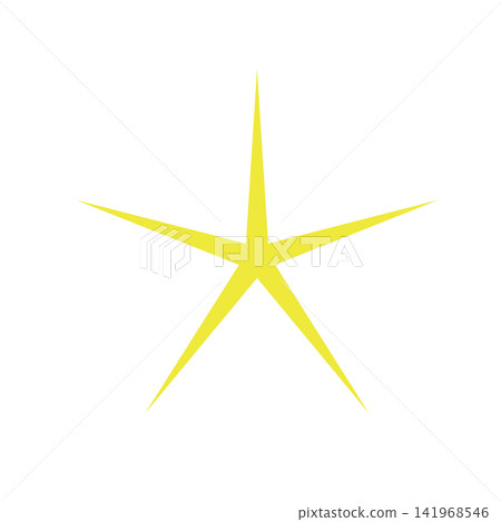 簡約手繪風格星星插畫 06 141968546