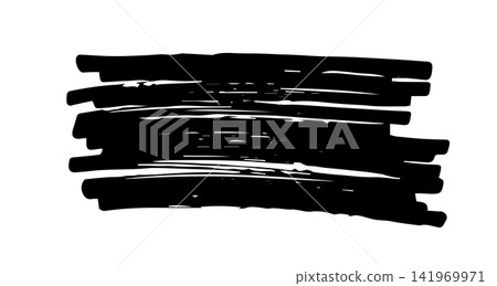 Hand-drawn style, solid black line 05 Hand-drawn style, solid black line 05 141969971