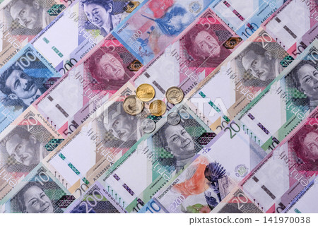 Peruvian paper currency cash sol for payments and settlements. Peruvian cash Peruvian paper currency cash sol for payments and settlements. Peruvian cash 141970038