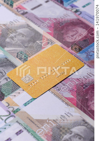 A credit card for contactless cashless payments via a terminal or online. A credit card A credit card for contactless cashless payments via a terminal or online. A credit card 141970074