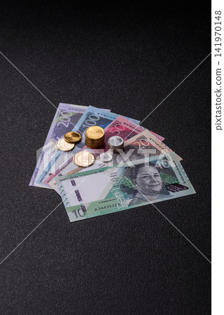 Peruvian paper currency cash sol for payments and settlements. Peruvian cash Peruvian paper currency cash sol for payments and settlements. Peruvian cash 141970148