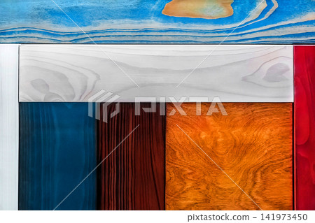 Design square interior element colored wood closeup abstract plank pattern texture board mosaic background colorful material wooden Design square interior element colored wood closeup abstract plank pattern texture board mosaic background colorful material wooden 141973450