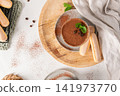 Gourmet Tiramisu with Cocoa Dust and Ladyfingers 141973770