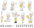 A person who works as a chef 141974195