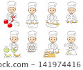 A person who works as a chef 141974416