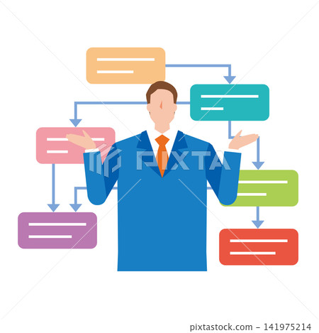 Workflow and Businesspeople Workflow and Businesspeople 141975214