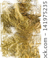 Abstract textured background with shimmering golden metallic foil Abstract textured background with shimmering golden metallic foil 141975235