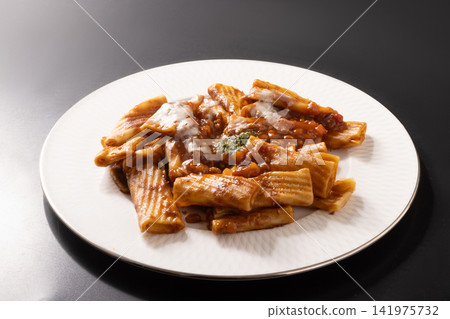 Rigatoni Bolognese Style 141975732