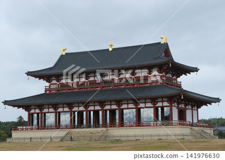 Suzaku Gate of Heijokyo in Nara Suzaku Gate of Heijokyo in Nara 141976630