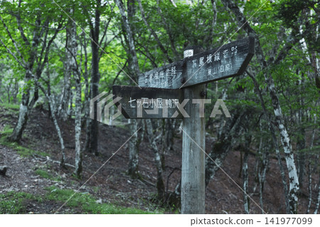 石尾嶺步道上的路標 141977099