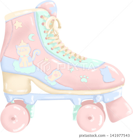 Cute_Pastel_Roller_Skate_Pink_Clipart Cute_Pastel_Roller_Skate_Pink_Clipart 141977543
