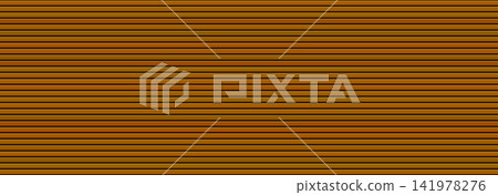 Wooden panel wall seamless pattern. Horizontal wood slat divider background. Oak plank board cladding surface with gaps. Rustic timber batten texture backdrop for interior decor. Vector Wooden panel wall seamless pattern. Horizontal wood slat divider background. Oak plank board cladding surface with gaps. Rustic timber batten texture backdrop for interior decor. Vector 141978276