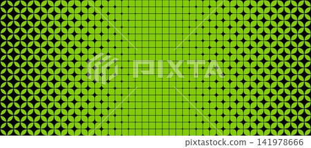 Green geometric star gradation background. Sparkle grid gradient pattern. Abstract repeating mosaic pattern wallpaper. Repeated retro lattice wireframe backdrop. Vector texture pattern Green geometric star gradation background. Sparkle grid gradient pattern. Abstract repeating mosaic pattern wallpaper. Repeated retro lattice wireframe backdrop. Vector texture pattern 141978666