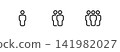 People Group Outline Icon Set 141982027