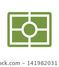 Soccer Field Vector Icon 141982031